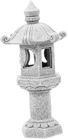 FONDOTIN Pagoda Statue Für Garten Und Balkon Mikrolandschaft Dekoration Leichte Pagodenfigur Für Bonsai Und Zen Garten Für Und Anlässe