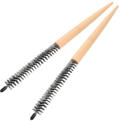 SAFIGLE 2piezas Peine Rizador Cerdas Cardar Cabello Volumen Flequillo Compacto