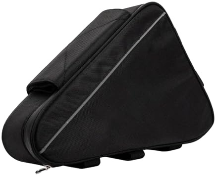 Bike Triangle Frame Bag - Nylon S 39x26.5x9.5cm M 44.5x26.5x9.5cm | Vattentät cykelstyrningspåse | Hållbar cykelförvaringsväska för verktyg Telefontillbehör på Road Mountain Bike Rides