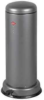 Wesco 134 731-77 Big Baseboy Abfallsammler m.Dämpfer, Rostfreier Stahl, 30 liters, Graphit