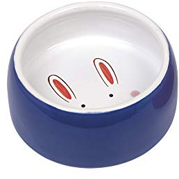 Nobby Nager Keramik Futtertrog, dunkel-blau Ø 12 x 4,5 cm, 0,25 l, 1 Stück