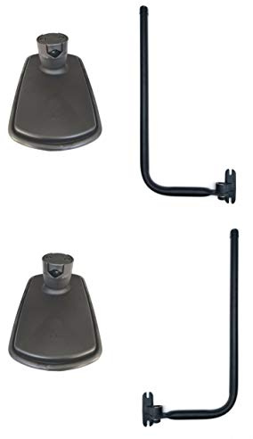 2x Außenspiegel Traktor Trecker 255x150 mm ø14-23 Spiegelarm Lang Arm SET