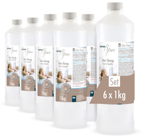 BAYZID® SPA 6 x 1 kg Chlor flüssig für Whirlpool