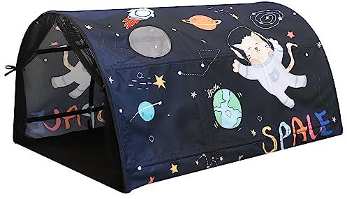 Bed Tent for Kids Lucky Castle Bed Tent Foldable Game House for Children Play Tents for Girls Boys Sleeping Canopy Playhouse