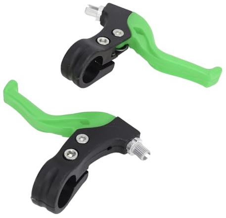 Keenso Kids Cycling Brake Handle, 1 Pair Adjustable Kids Brake Handle Cycling Brake Lever for Various Hand Sizes (Green)