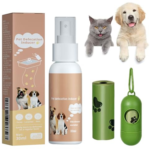 QEEROYO Spray per Addestramento del Cane,Spray per Addestramento Cani, per Cani, Potty Here, 30ML
