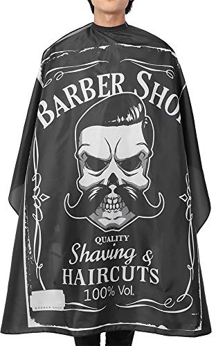 Bamjour Cape, Frisör Andningsförkläde Cutting Cape, 160 X 140 Cm Vattentät Statisk Klippklänning för Hembutik och Salong