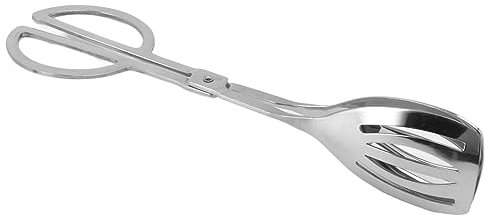 BEIJIALY Pinces de Cuisine en Acier Inoxydable, Pinces à Ciseaux à Salade, Pinces à Nourriture de Cuisine Pinces de Service Pinces à Nourriture à Prise Confortable pour la(Clip à quatre fils)