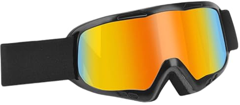 Lunettes de snowboard pour enfants - Lunettes de ski anti-buée - Coupe-vent - Pour tout-petits garçons et filles