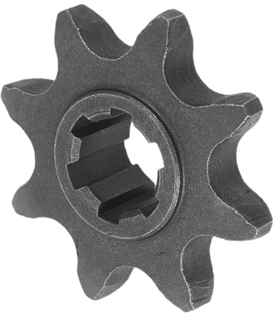 NOLITOY Piñón de Cadena de Dos Tiempos para Minimoto 50/80 de Aleación, 8 Dientes, Reduce Vibración y Optimiza Arranque para Motos de Foso y Exploración al Aire Libre