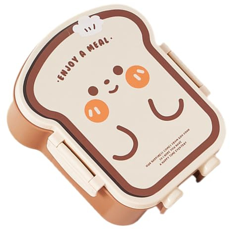 CIYODO Boîte à Lunch Bento Kawaii pour Garçon Fille Multi-fonction Compartiments pour Fruits et Légumes Compatible Micro-ondes Lunch Box Scolaire et Pratique