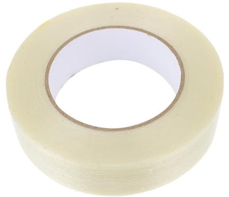 iplusmile Nastro in Fibra di Vetro Strapping Tape Resistente all'Abrasione e all’Umidità per Confezionamento Legatura e Sigillatura Adatto a Diverse Destinazioni Uso Interno ed Esterno