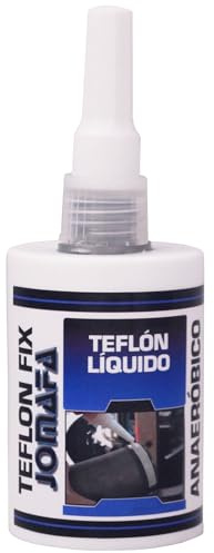 JOMAFA - TEFLON LIQUIDO 75ml Sellador para roscas, tornillos, tuercas y tuberias (Aire, gas, agua, aceite...)