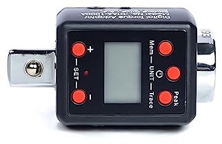 Clé dynamométrique numérique, Adaptateur de clé dynamométrique numérique, entraînement carré 1/4, 1/2, 3/4 pouces 0,1-1000 Nm, précision 2 %, for vélo, vélo, voiture, outil à main Haute précision(DTA6