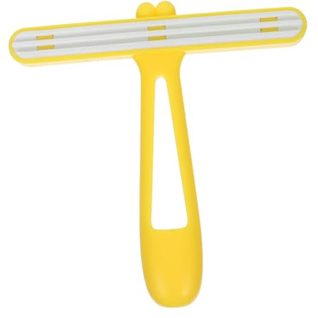 Abaodam Dual-sided Silicone Pet Hair Remover Brush for Sofas Carpets Clothes Reusable Manual Hair Cleaner for Long-haired Cats Dogs Gentle Lint Scraper for Upholstery Bedding Car Seats