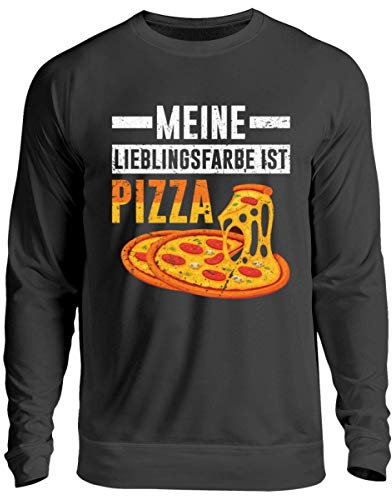 Chorchester Idéal pour les fans de pizza - Pull unisexe., noir de jais, S