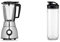 WMF Kult Pro Standmixer (1.400 Watt, 25.000 U/min, Glasbehälter 1,8 l, Smoothie-, Ice Crush- und Intervall-Funktion) & Kult X Mix & Go/Küchenminis Trinkflasche 600 ml, Smoothie Flasche, Mixbehälter