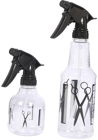 DOITOOL 2stücke Kleine Sprühflasche Hand Drücken Wassersprüher Gießbehälter Für Haarbefeuchtung Blumenbewässerung Innenbereich Reinigung Camping Reisen Tragbar Dichtes Verschlussdesign