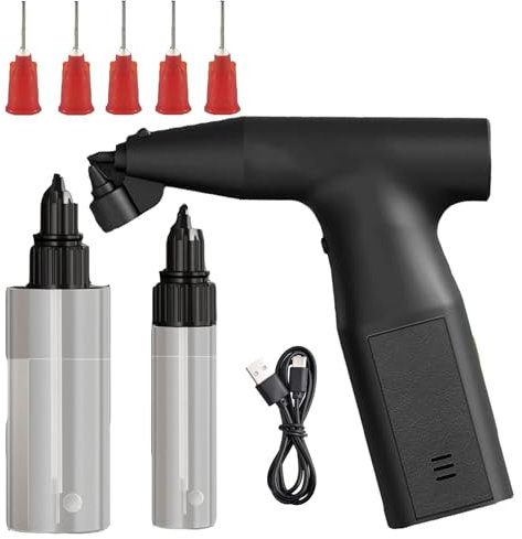yoakaiax Electric Spray Paints Gun- for Cars, Handheld Air Pump Portable Paint Sprayer, Small Handheld Air Pump, Rechargeable for Home Interior and Exterior, Furniture, Cabinets，Fence, Walls, DIY W