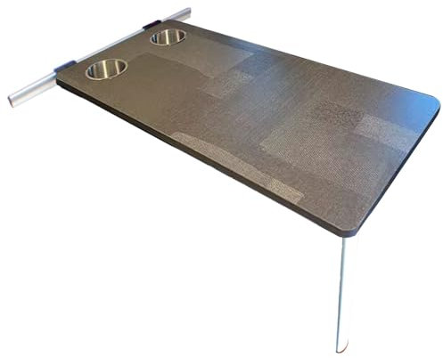 Wohnmobiltische, Klapptisch Wandmontage, Mehrschichtige Holzplatte, Campingtisch, for Reisen, Klapptisch, Wandklapptisch(Grau)