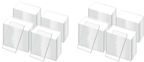 Gokoti 100 StüCk Klare Acryl-Tischkarten für Hochzeiten, Rechteckige Sitzkarten, Namensschild, Geburtstagsfeier, DIY-Dekoration