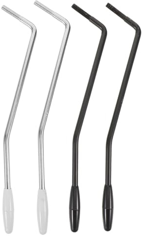 HONITANO 4 Piezas Palancas de Trémolo para Guitarra Eléctrica Barra Metálica Rosca Directa Repuestos para Puente de Guitarra Montaje Estable y Control Profesional del Tono Durabilidad y