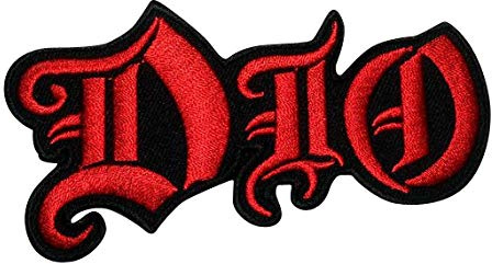 LipaLipaNa Dio Heavy Metal Aufnäher Besticktes Patch zum Aufbügeln Applique Souvenir Zubehör