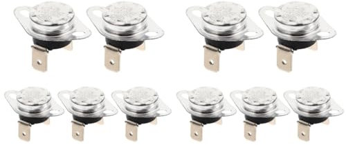 Uonlytech 10pezzi Termostato Reset Per Dispenser e Macchine Controllo Per e Riscaldatori e