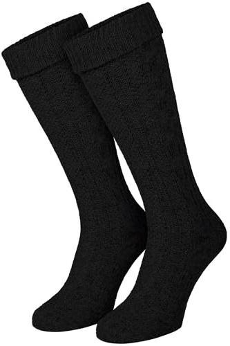 Black Snake® Trachten Kniestrümpfe Kniebundstrumpf Trachtensocken für Damen und Herren