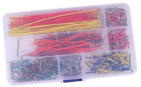 HYTROVE 540PCS Assorted Preformed Breadboard Jumper Wires Kit Solderless Male Connection Cables for Electronic Testing and Circuit Projects