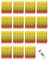 h2i Eisfontäne 180 Stück Eissterne Zaubersterne Fontäne in Gold für Verlobung Hochzeit Geburtstag, Jugendparty Tischfeuerwerk, Deko für Torten Kuchen