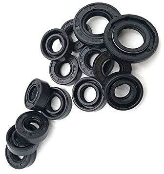NBR Wellendichtring TC * 14-30-9 * 4/5/6/7/8 Nitril Covered Doppellippe mit Schraubenzugfeder Oil Seal, 9x20x5mm 2Pcs
