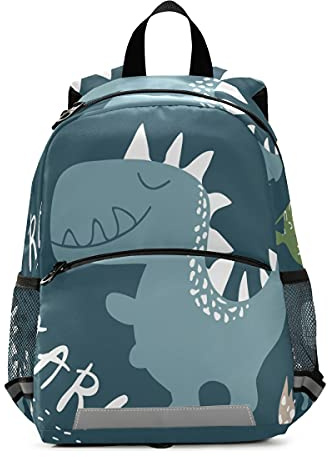ISAOA Kleinkind-Rucksack mit Zügeln für Jungen, niedlicher Dinosaurier, brüllendes Tier, Kinderrucksack, Kindertagesstätte, Vorschule, Kindergarten