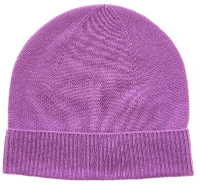 Zwillingsherz Grobstrick-Wintermütze aus 100% Kaschmir - Hochwertige Unisex Strickmütze im Uni Design für Damen Jungen Mädchen - Hat – One Size – Cashmere – warm & weich im Frühjahr Herbst & Winter