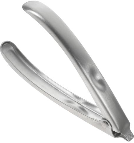 Amosfun Abdeckungsclip für Muschelöffner Hummer Cracker praktischer Klemmclip Muschelmesser küchenwerkzeug austernöffner Edelstahl-Klemmenclip Muschel-Accessoire Edelstahl 304 Silver