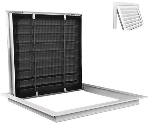 Trappe de Visite Trappe D'accès avec Volet D'aération, Panneau D'accès Plafond / Mur pour Système de Chauffage, Ventilation et Climatisation avec Grille Anti-poussière, Système de Ventilation(65x40cm(