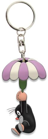 Trötsch Der kleine Maulwurf 3D Schlüsselanhänger Fallschirm: Taschenanhänger Schlüsselringanhänger