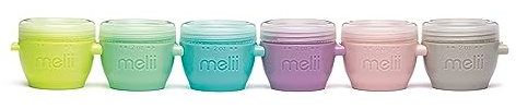melii Snap & Go Baby Food Freezer Storage Containers & Snack Containers, 2 oz / 59 ml