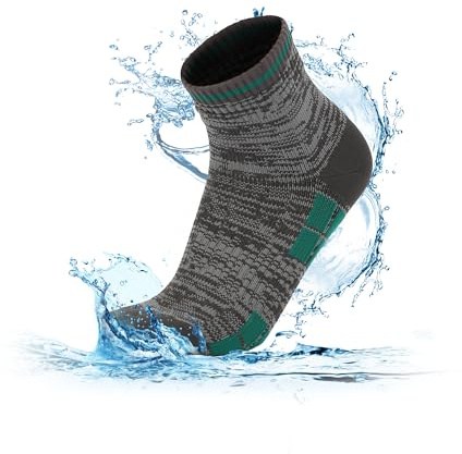RANDY SUN Calcetines Unisex Impermeables hombre,Calcetines Impermeables Transpirables Para Escalada,Calcetines Impermeable Mujer,Termicos,Ciclismo,Pesca,Esquí,Trekking,Jogging,Golf,Moto,1 Par
