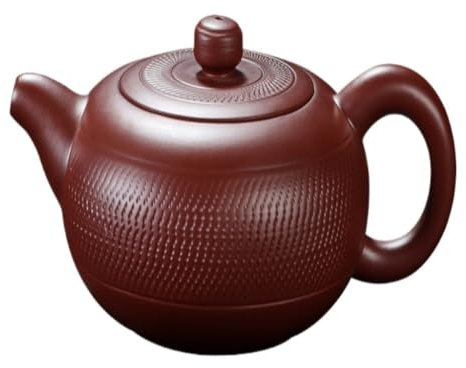 Teiera in ceramica Giapponese Teiera Zisha Teiera Pentola Singola Kung Fu Tè For La Casa Coltello Da Salto Xishi Teiera Kung Fu Teiera Teiera ceramica Vintage(A)