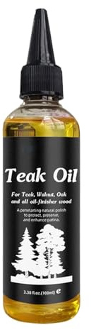 Ungtyb Wood Conditioner Oil, 100 ml hårdträmöbler, non-Greasy Teak Oil, träbord, skrivbord, hylla, skåp, trävård, träskydd, nurishing formel