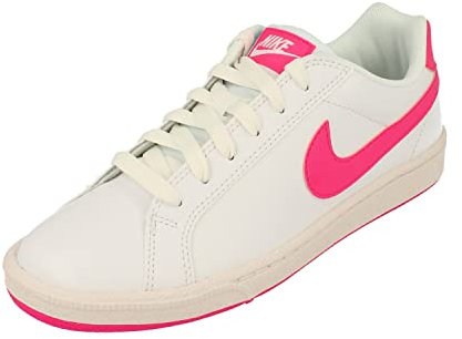 NIKE Court Majestic 454256 - Scarpe da Ginnastica da Donna, Misura 38, Colore: Bianco, Rosa, Lamina Bianca 113