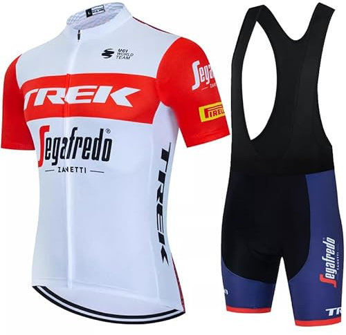 NUOJIA Abbigliamento Ciclismo da Uomo, Set Tuta da Ciclismo, Asciugatura Rapida e Traspirante, Maglia da Ciclismo a Maniche corte+Pantaloncini