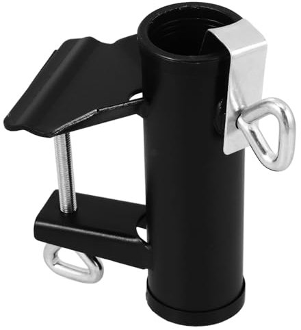 Happyyami Heavy Duty Umbrella Clip Für Balkon Und Patio Verstellbarer Sonnenschirmhalter Für Sicheren Halt Bei Wind Robuste Eisenkonstruktion Einfache Installation Ohne Werkzeuge Für