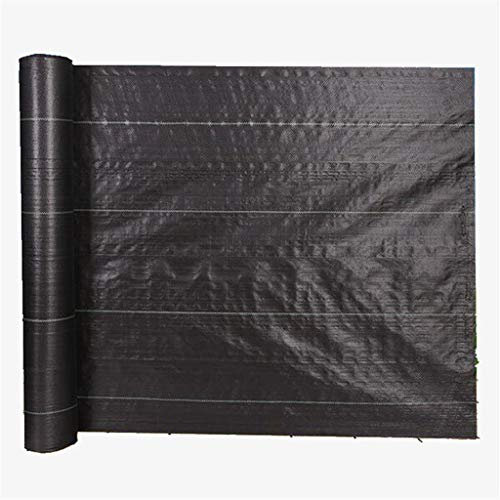 ANWUYANG Tissu Anti-Herbe agricole de 1 m, Film de paillis en Plastique Noir, Jardin Désherbe Tissu Déguster Dégradable Draps, 1Pcs (Size : 0.6M Width)