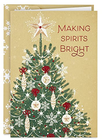 Hallmark Boxed Christmas Cards, Making Spirits Bright (16 Cards and Envelopes)