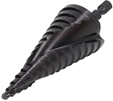 Broca de Taladro de Perforación de Ranura en Espiral, Broca de Perforación de Paso HSS HSS HSS BIRT BITCH GRANDE PAGODA HEX HEX SHANK HERRAMIENTO PARA NEGRO