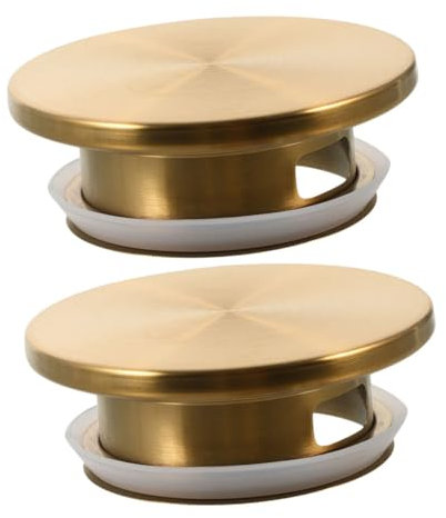 KICHOUSE 2pcs Glass Kettle Lid Stainless Steel Cap for Water Bottle Sealing Lid for Jug and Carafe for Home Use