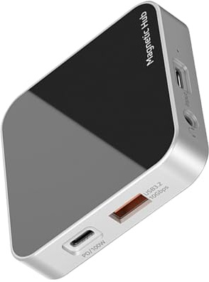 Adaptador USB C de 7/8 puertos PD100W para conexión rápida de dispositivos en entornos empresariales y educativos, base de expansión de oficina