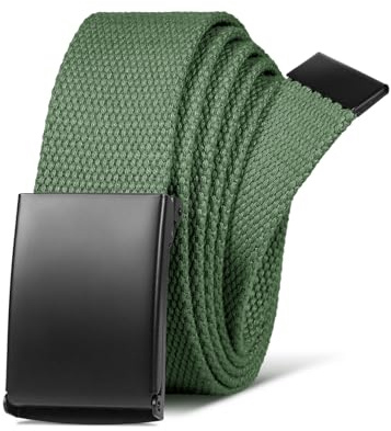 LXMY Bälten för män, arbetsbälten för män, justerbar kanvas tyg nylon golfbälte passar var som helst